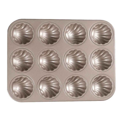 moule a madeleine forme coquillage douze cavités
