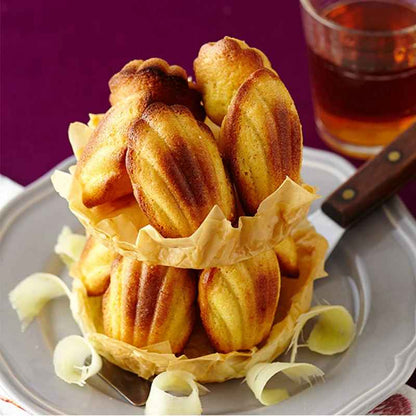 belle présentation madeleines faites avec moule a madeleine