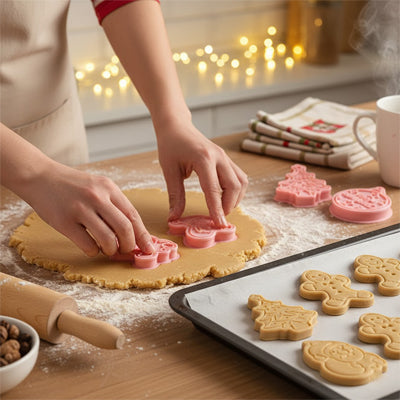 biscuits noel préparés avec emporte piece noel