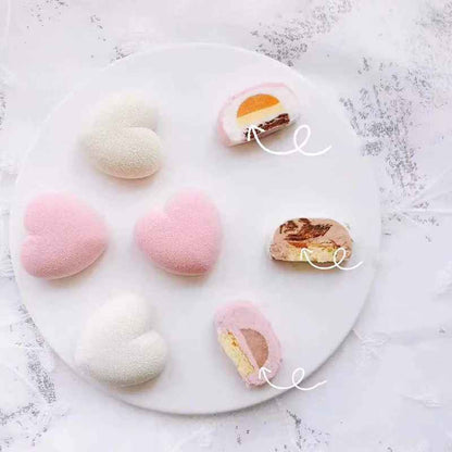 bonbons faites dans moule à gateau en silicone