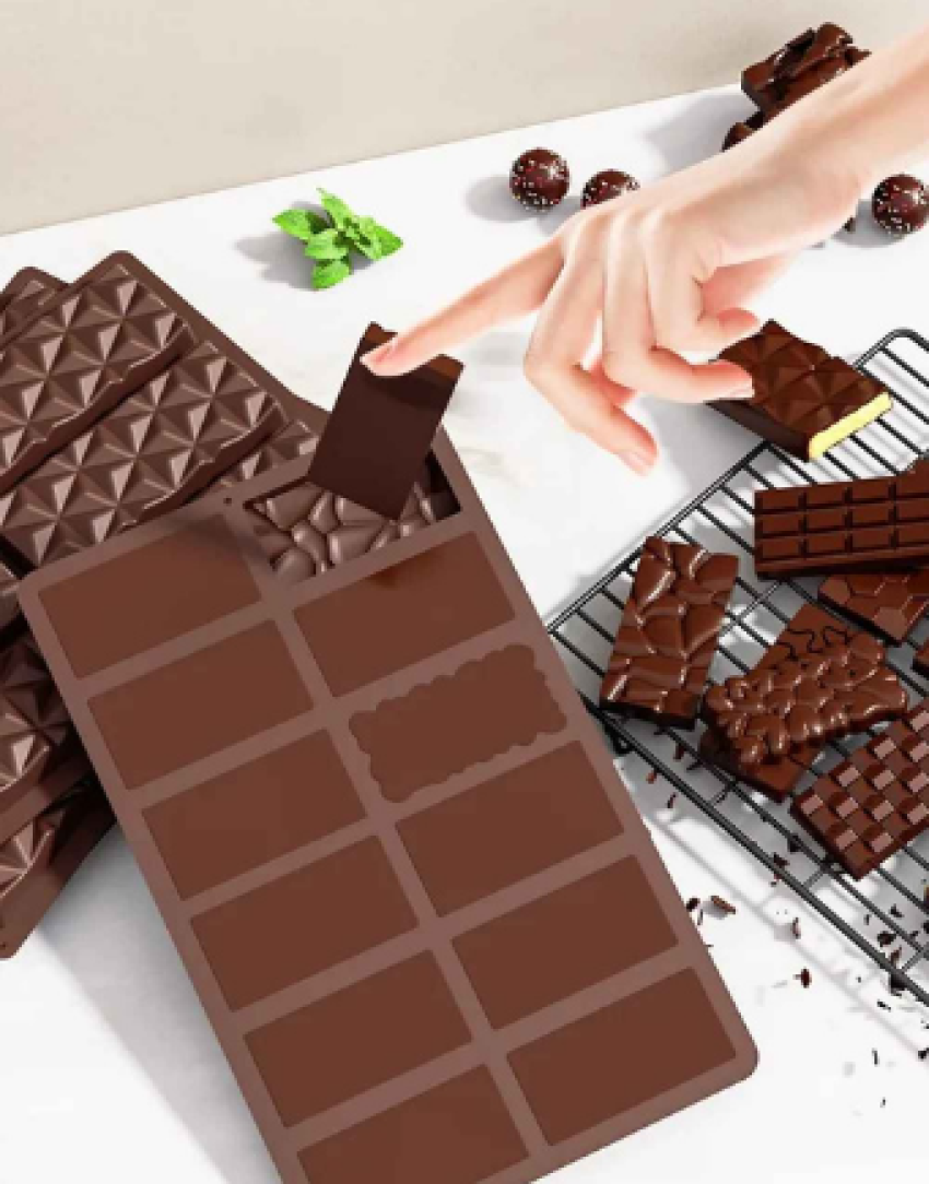 chocolat fait dans moule tablette chocolat