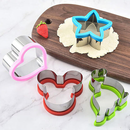 emporte piece format coeur mickey étoile