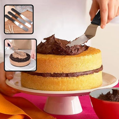 étaler crème avec spatule coudée