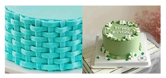 gâteau décorer avec douille patisserie