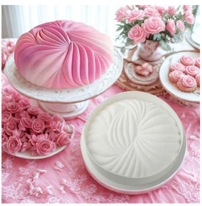gâteau fait dans moules à gâteau en silicone