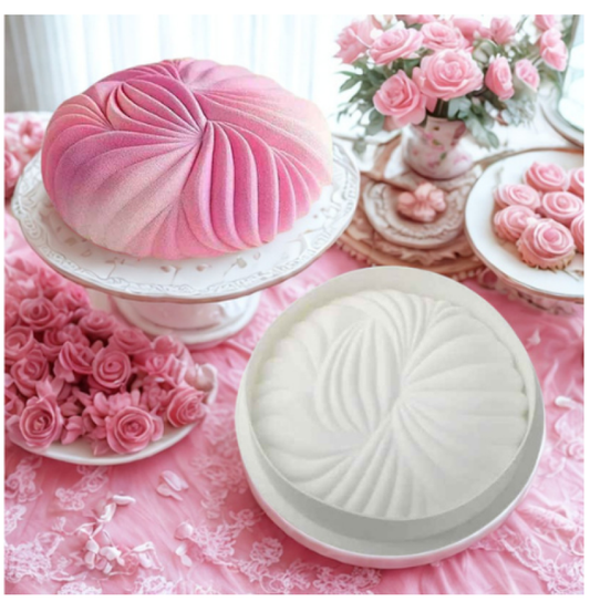 gâteau fait dans moules à gâteau en silicone