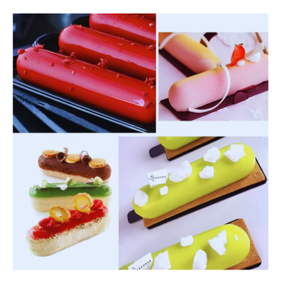 gâteau fait dans moules en silicone