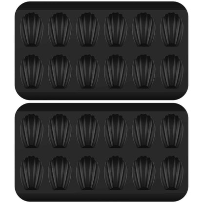 lot de deux moule a madeleine noir