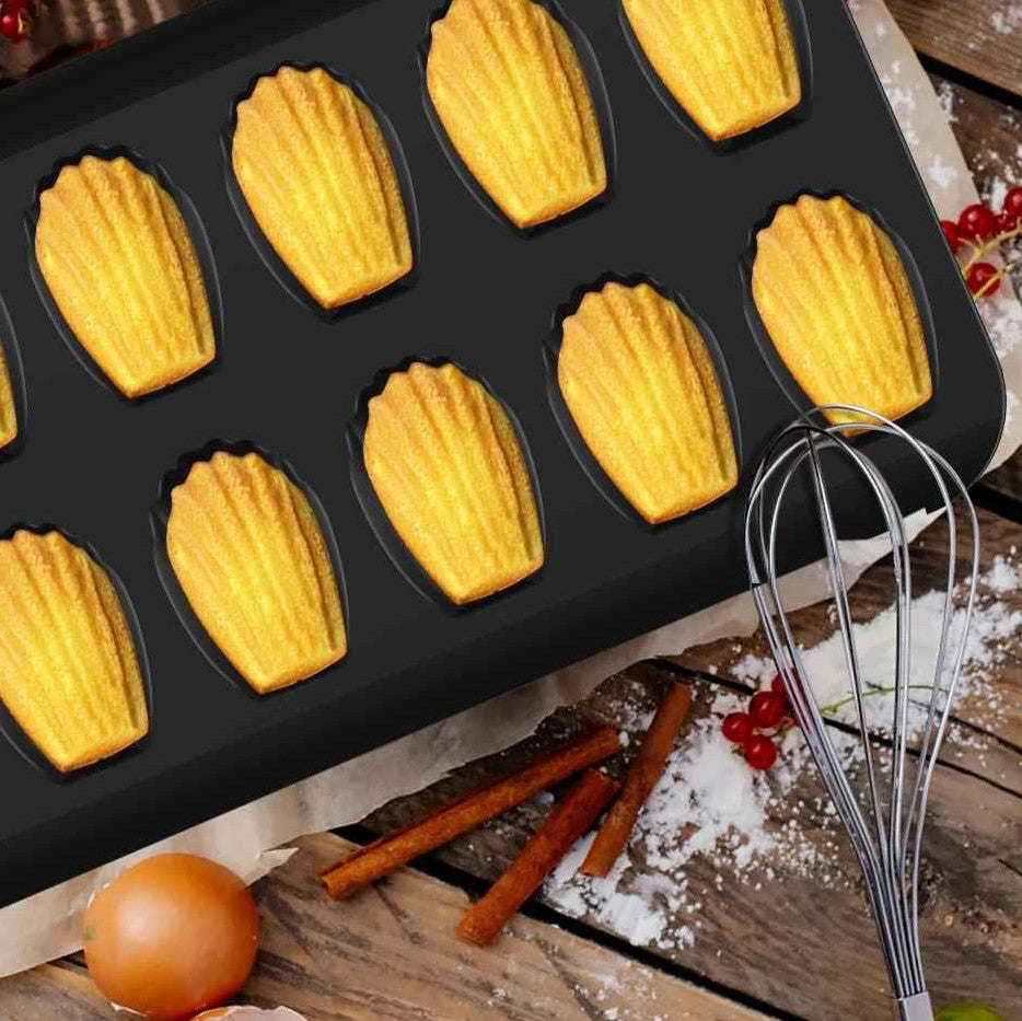 madeleines dorés avec moule a madeleine