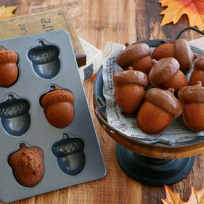 madeleines glands chêne avec moule madeleine