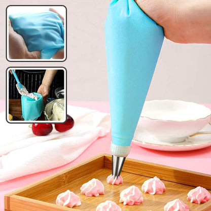 meringue fait avec poche à douille