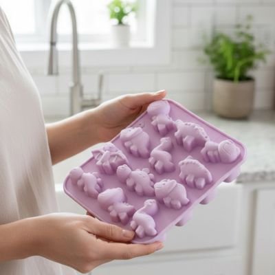 Moule à chocolat silicone dinosaurs 