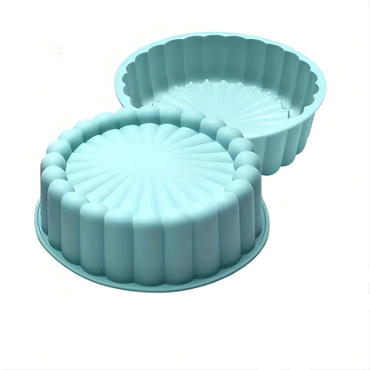 moule a gateau bleu silicone