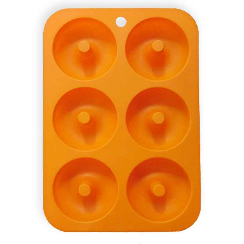moule à gateau en silicone orange