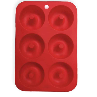 moule à gateau en silicone rouge