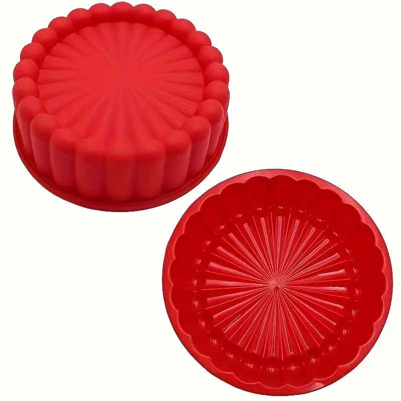 moule a gateau rouge silicone