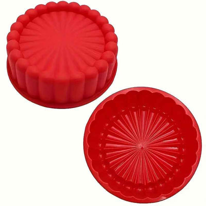 moule a gateau rouge silicone
