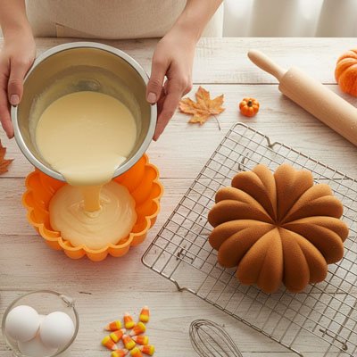 Moule a gateau silicone 
