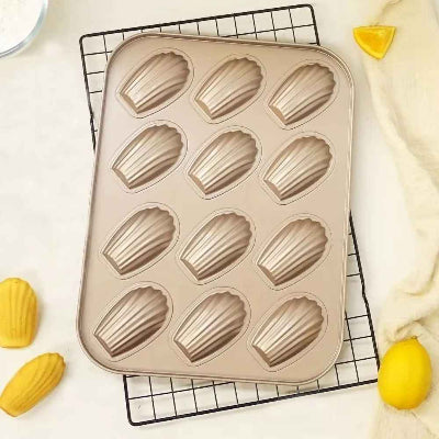 moule a madeleine 12 cavités