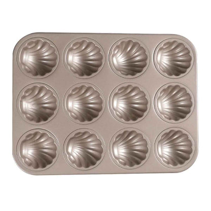 moule a madeleine forme coquillage douze cavités