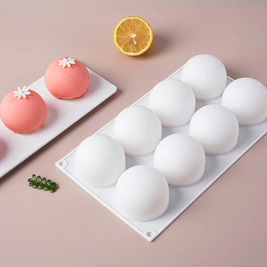 moule en silicone 8 cavités-blanc