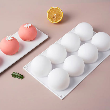 moule en silicone 8 cavités-blanc