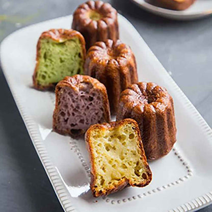 moule en silicone cannelé rouge