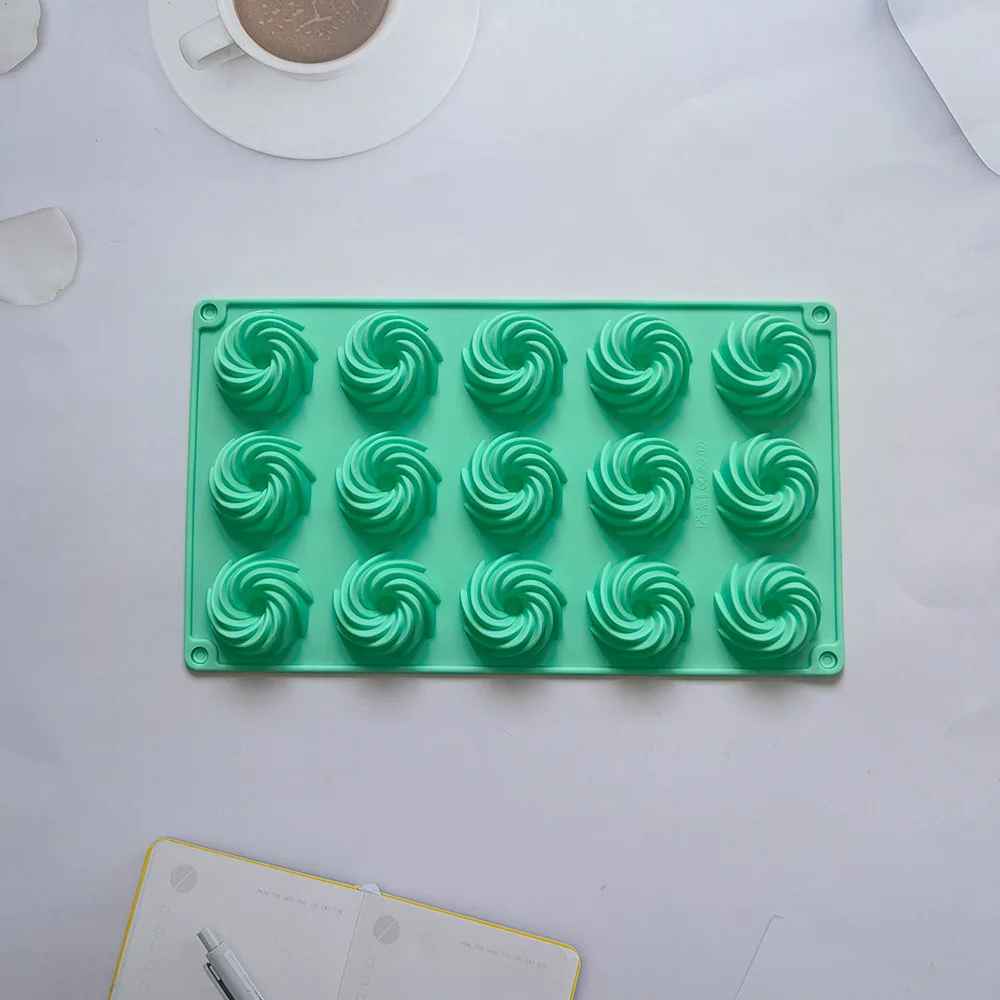 moule gateau en silicone vert