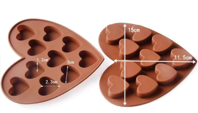 moule pour chocolat brun