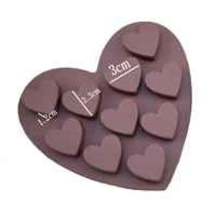 moule pour chocolat couleur brun
