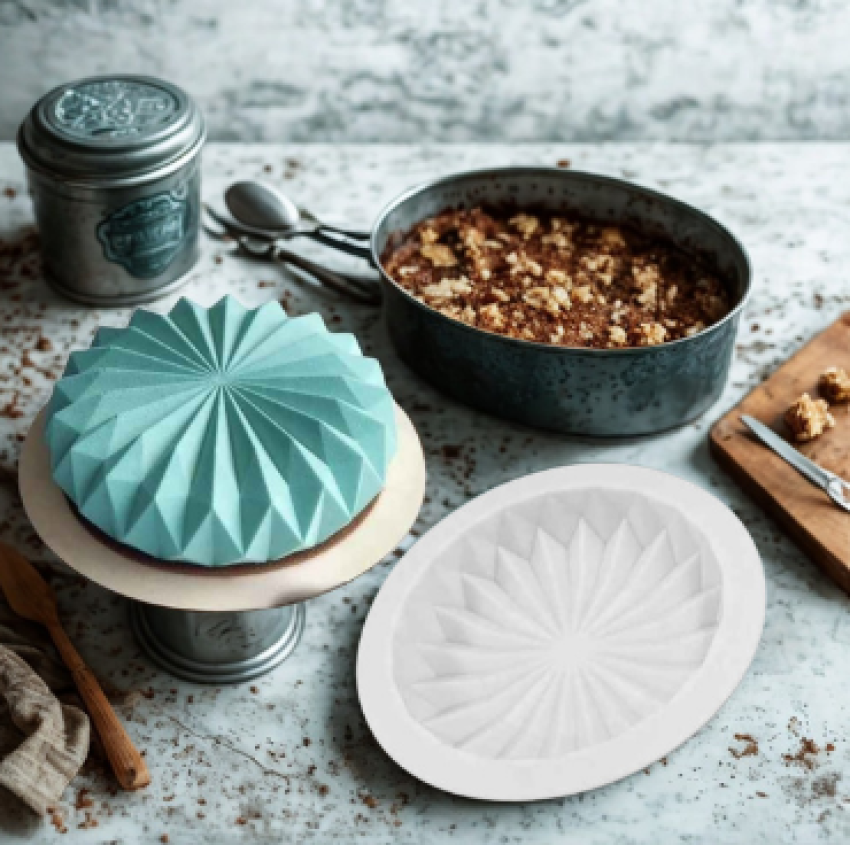 mousse réussi dans moule pour gateau