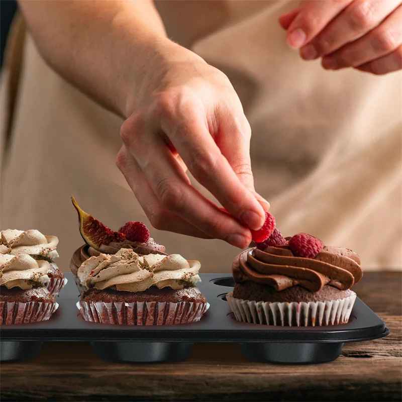 muffins au chocolat avec moules à muffins