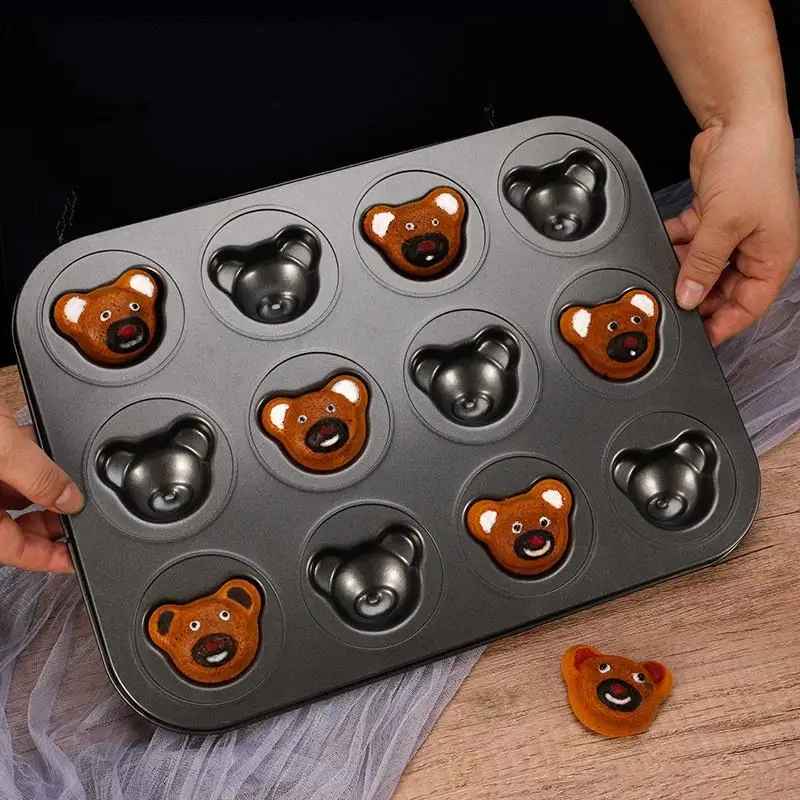 ours au chocolat avec moule a madeleine