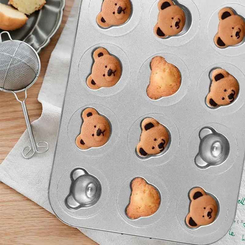 ours trois dimension avec moule a madeleine
