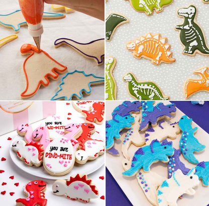 plusieurs dinosaures faites par emporte piece 
