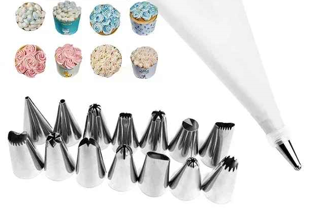 poche à douille blanc 16 pièces