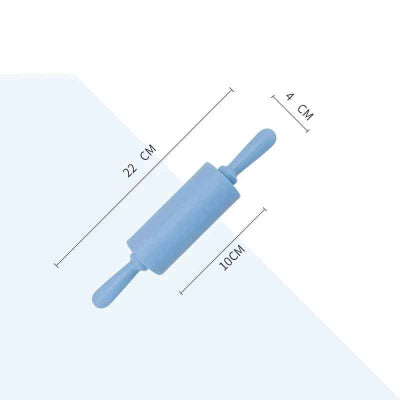 rouleau patisserie 22cm bleu