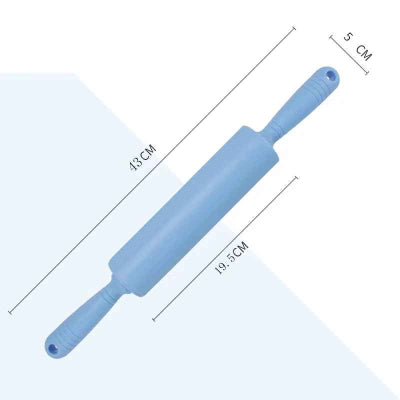 rouleau patisserie 43cm bleu