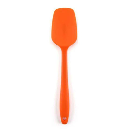 spatule cuillère en silicone orange