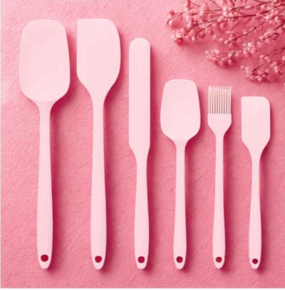 spatule en lot 6 rose