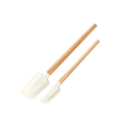spatule manche en bois blanche