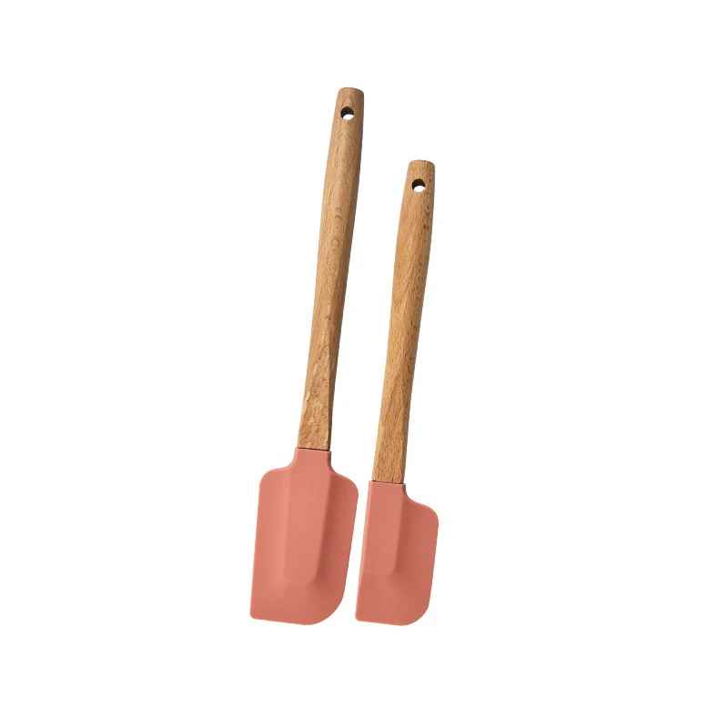 spatule manche en bois rose