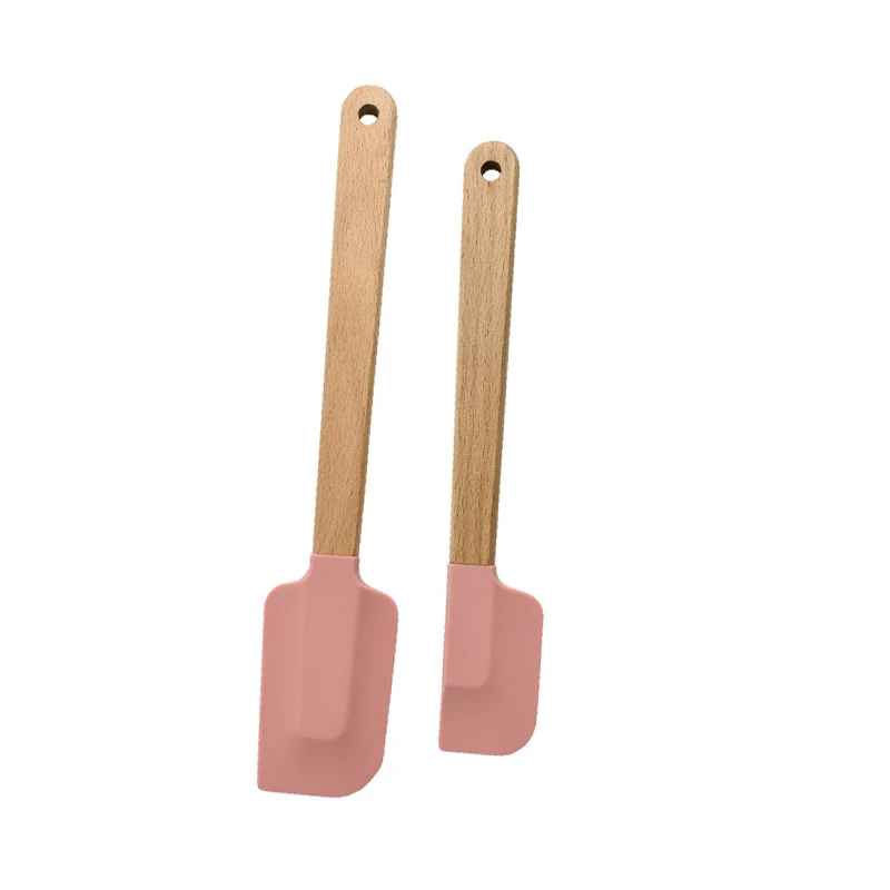 spatule manche plat rose