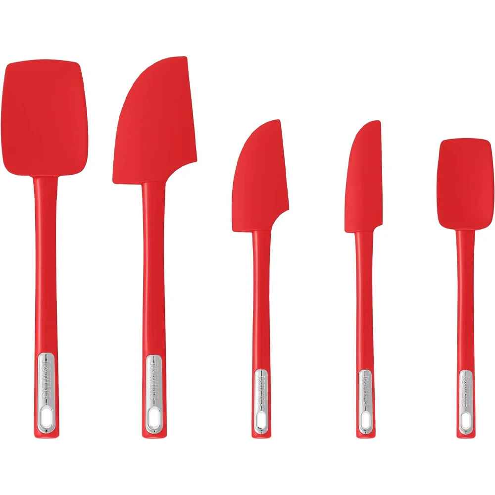 spatule vedette dans pack de cinq spatules couleur rouge